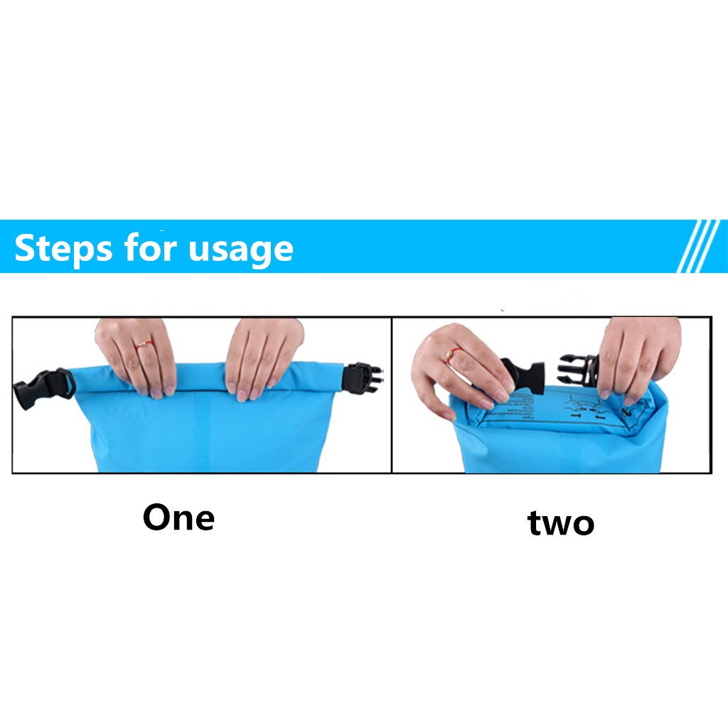 2L Waterproof Dry Bag Pack Sack Swimming Rafting Kayaking River Trekking Floating Sailing Canoing Boating Water Resistance