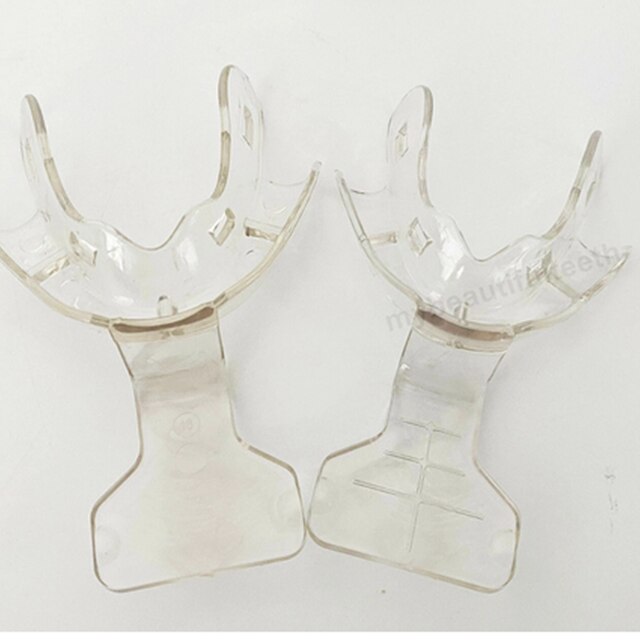 2Sets Dental Centric Tray Edentulous Impression Bite Registration FCB Frame Cut UTS Facebow Mounting Articulator: FCB Tray X2Sets