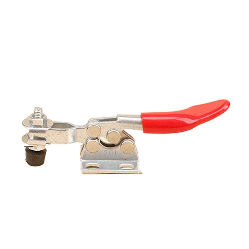 Hold Down Toggle Clamps Latch Antislip Red Hand Tool Holding Capacity Antislip Horizontal Quick Release Heavy Duty