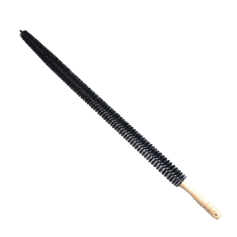 Spazzola per la pulizia del radiatore da 70cm/75cm spazzola per la pulizia della lavatrice multiuso pieghevole lunga e sottile: Black