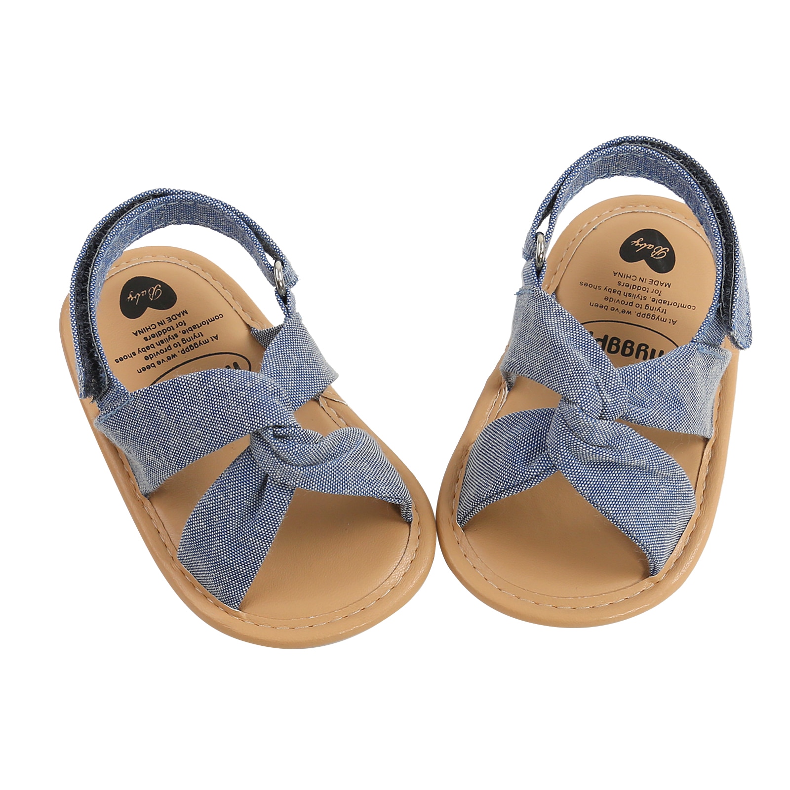 Ademende Zomer Baby Meisjes Sandalen, Peuters Eenvoudige Stijl Effen Kleur Zachte Zool Schoenen Outdoor Indoor Prewalker
