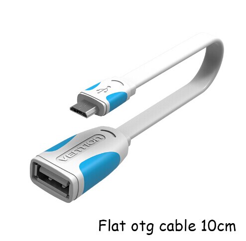 VENTION Micro USB OTG Cable Adapter for Xiaomi Redmi Note 5 Micro USB Connector For Samsung S6 Tablet Android USB2.0 OTG Adapter: A09 10CM White