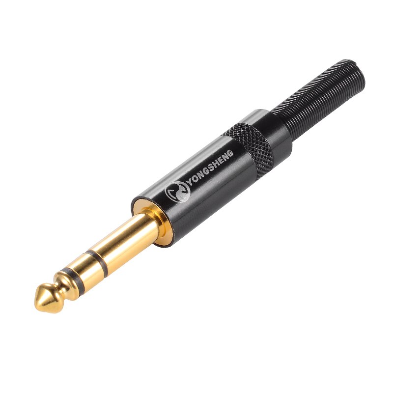 Neutrik yongsheng 10 × 6.35mm ts trs mono-stereo-vergoldeter stecker 1/4 & #39 ;& #39 ; lautsprecher-, gitarren-, mikrofon- und headset-audio-lötanschluss