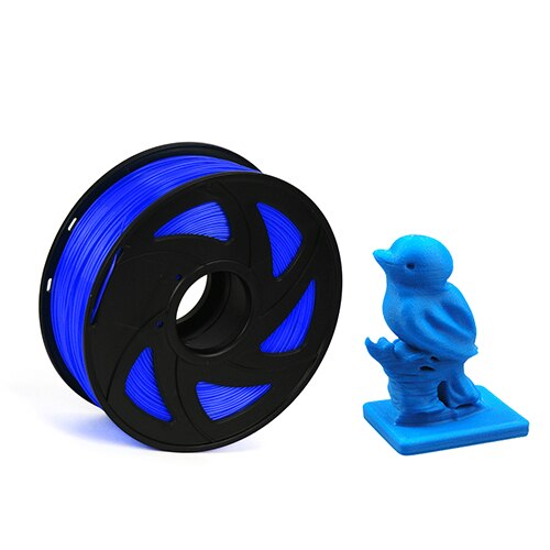 Twotrees 3d filament pla 1.75mm multi-farver 1kg plastic spoler nøjagtighed  +/-0.02mm vakuum emballage til 3d printer forbrugsstoffer: Pla 1kg blå