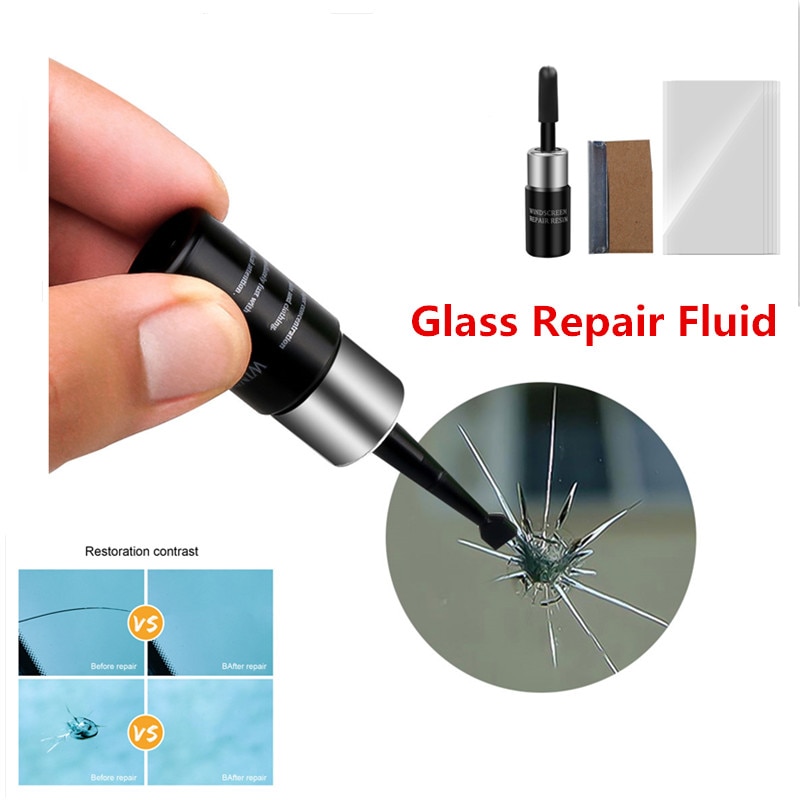 Bil forrude glas reparation harpiks kit glas reparation væske bil vindue telefon skærm reparation redskab ridse revne vindue reparation