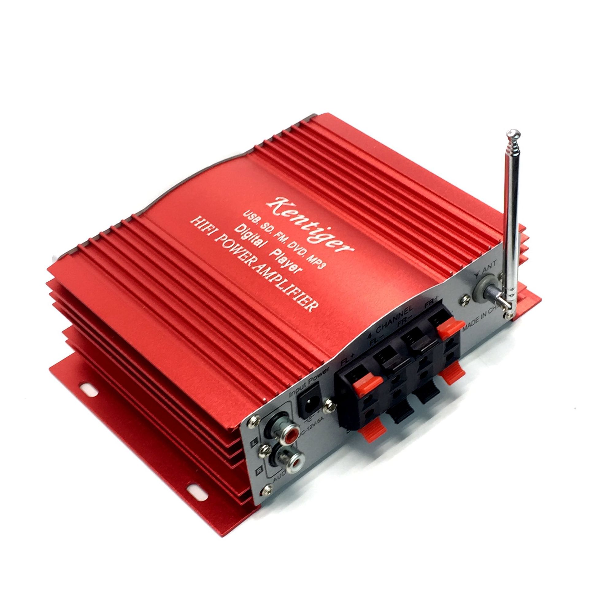 Power amplifier four-channel output small power amplifier 12V card usb/computer