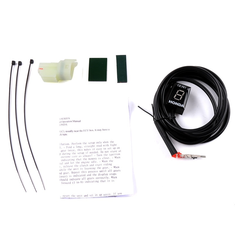 Speed Motorcycle Digital Display Motorcycle 1-6 Level Ecu Plug Mount Speed Gear Display Indicator Waterproof NC700S X NC750 CB40