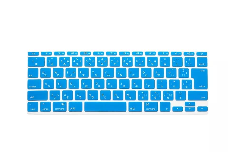 Japonais anglais japon JP Version Silicone clavier couverture peau protecteur couverture pour Apple MacBook Air 11 "11.6 pouces A1465 A1370
