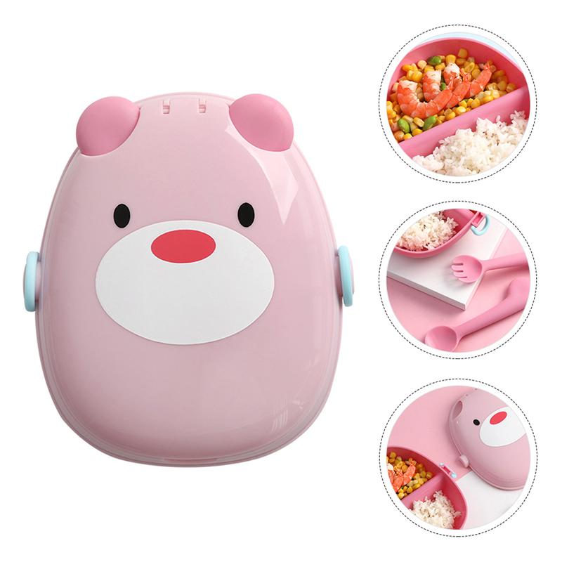 1 Set Lovely Baby Toddler Eating Plate Non Slip Plates for Kids Babies