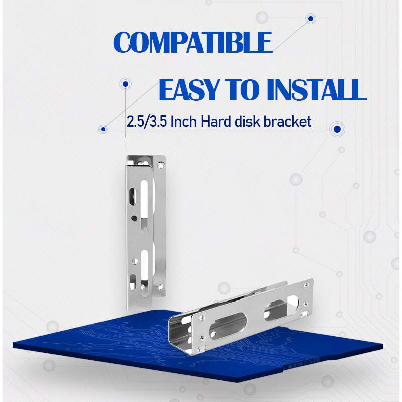 UTHAI G23 2.5 Inch 3.5 inch HDD bracket Floppy Adapter Hard Drive Caddy bay For SSD M.2 HDD Holder Galvanized