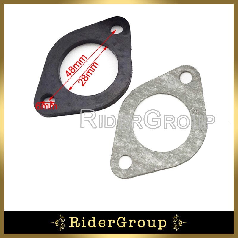 Keihin PE24 PE26 PE28 OKO carburateur | 2 jeux de collecteur d'admission Carb joints pour Mikuni VM24 Keihin PE26 PE28 OKO carburateur Pit Bike moto