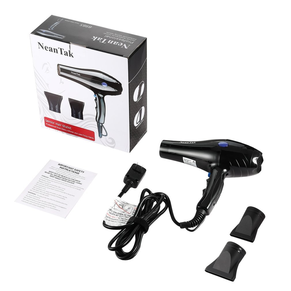 Electric Hair Dryer Hair Blower Far Infrared Low Noise Hair Salon Styling Tools Blower Travel Home Use