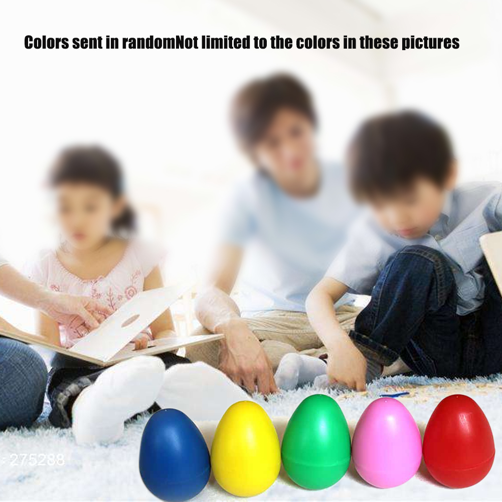 Colorful Plastic Sand Eggs Musical Instruments Early Education For Children Practice Baby Listening & IQ