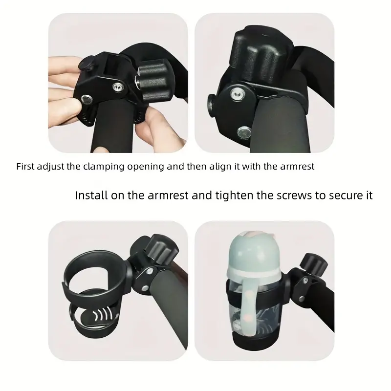 Baby stroller cup holder rack children's bicycle basket bottle rack children's bicycle milk water stroller pram stroller accessories