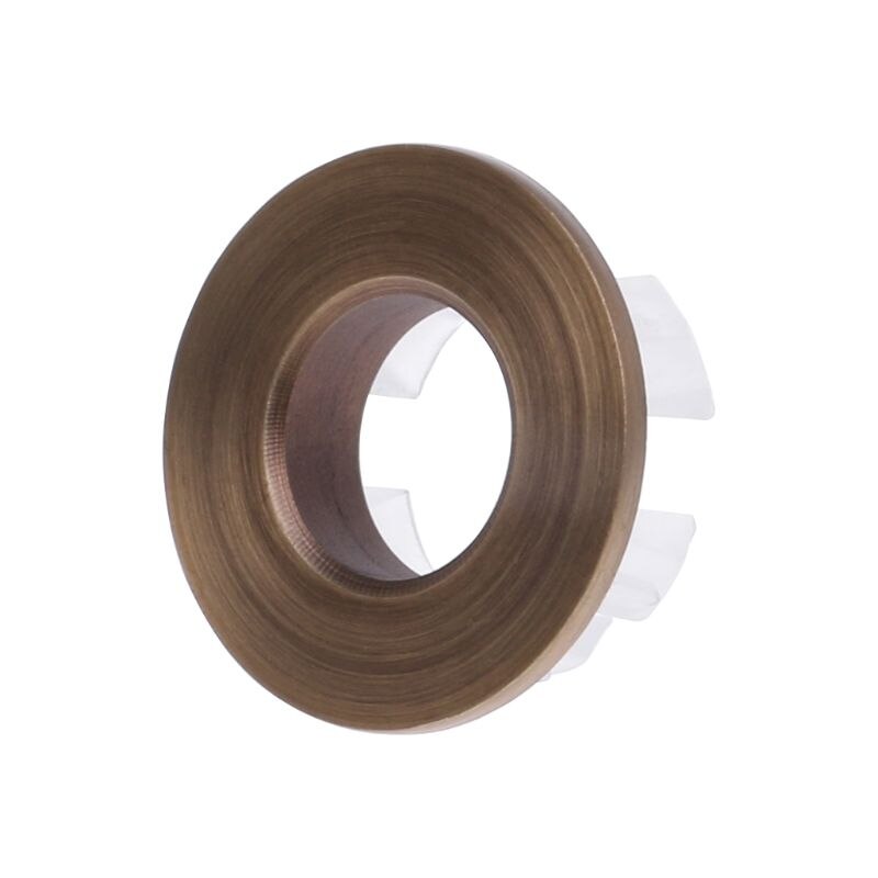 Bathroom Basin Sink Overflow Cover Six-foot Round Insert Chrome Ring Hole Cap Washbasin Cabinet Basin Overflow Ring Accessories