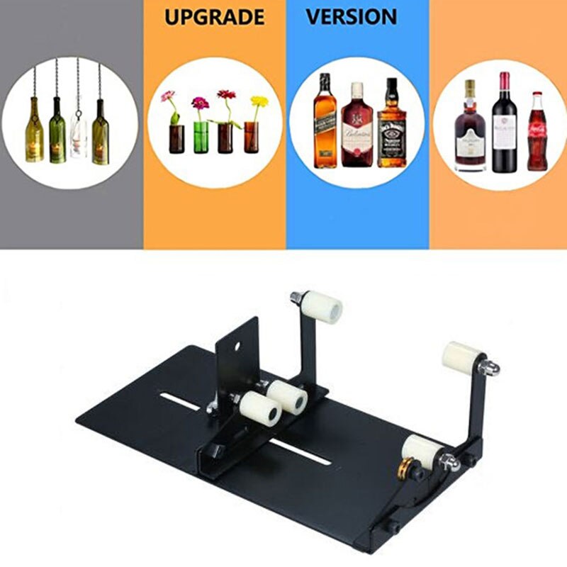 Glass Bottle Cutter Square Round Bottle Cutting Machine Wine Bottles Cutter Tool with Accessories TN99