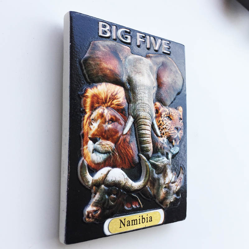 Afrika namibia turist køleskab magnet souvenir 3d harpiks køleskab magneter til køkken tilbehør dekoration hjem