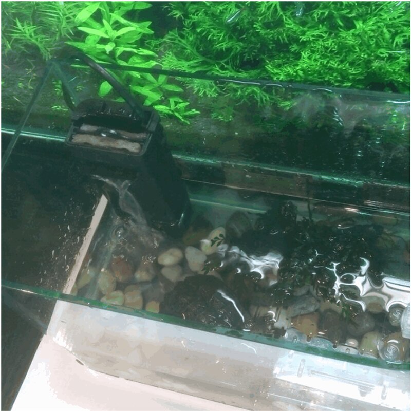 Resun CX-100 CX-200 Fountain Style Aquarium Turtle Lizard Fish Tank Low Water Internal Filter
