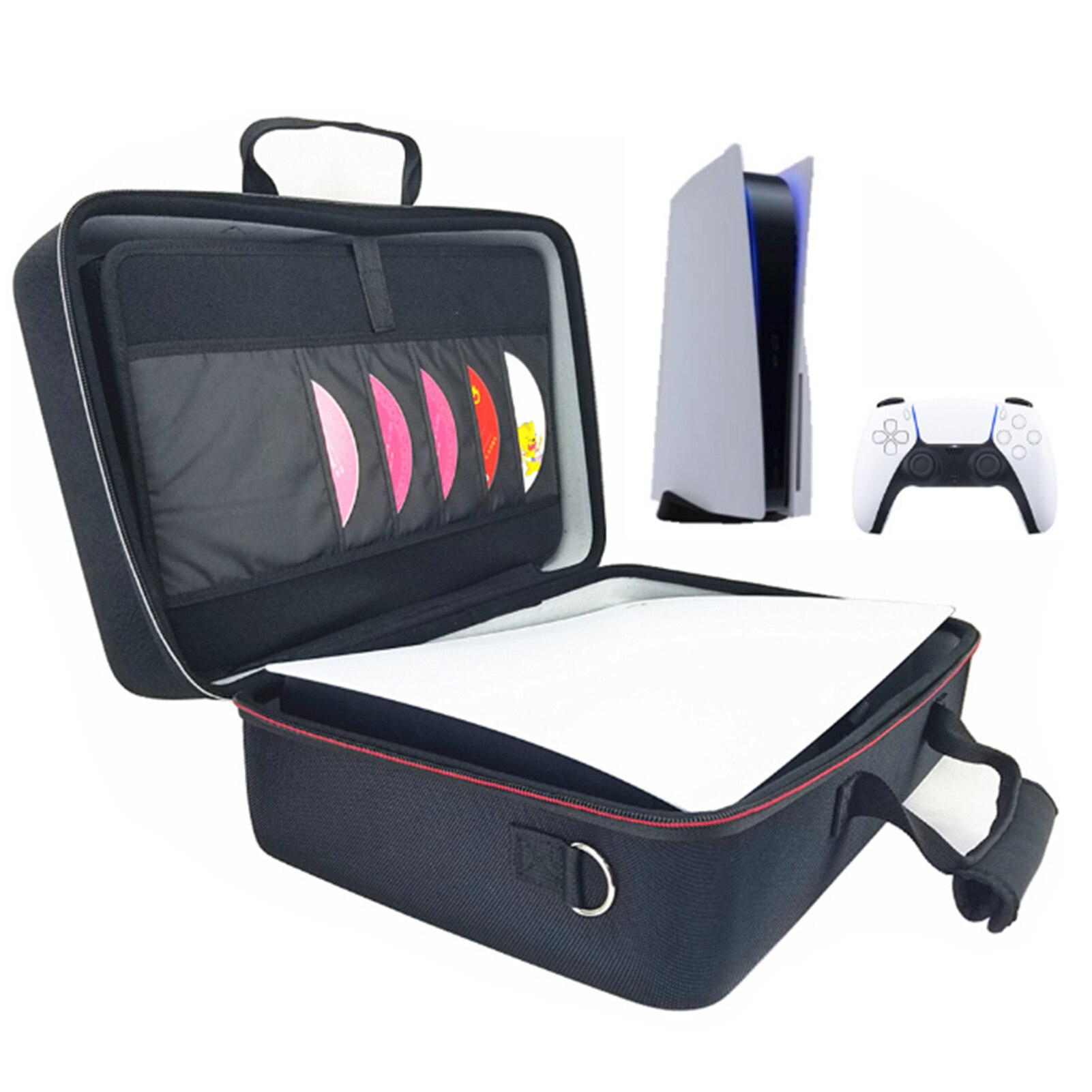 Borsa portaoggetti per Console di gioco borsa portaoggetti per Console di gioco di grande capacità per zaino portatile da viaggio PS5 per accessori PlayStation5