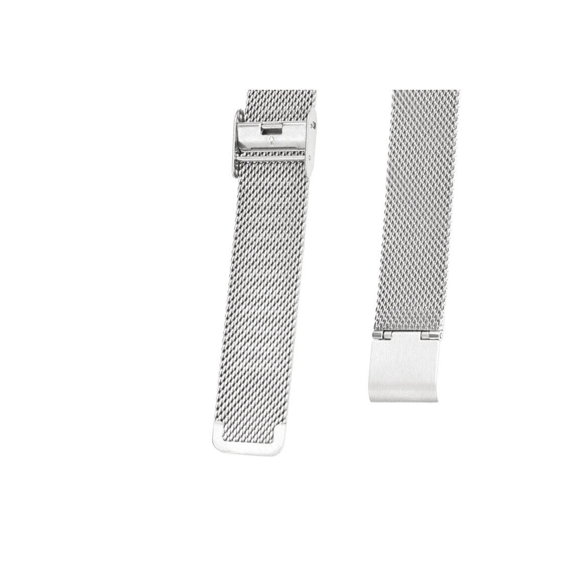 Original  kw10 smart urrem rustfrit stål/læder  kw10 kw20 smartwatch oplader kabel til  kw10 kw20 ur udskiftningsrem: Sølv rustfri