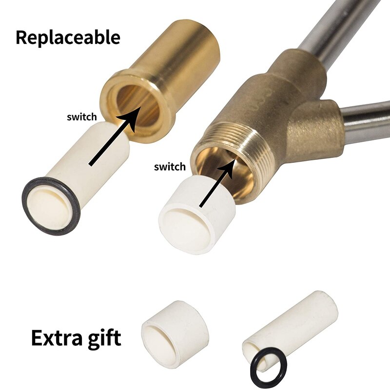 Pressure Washer Blasting Kit, Dust-Free Blasting Kit Wet Blaster Attachment, 1/4 Inch Quick Disconnect