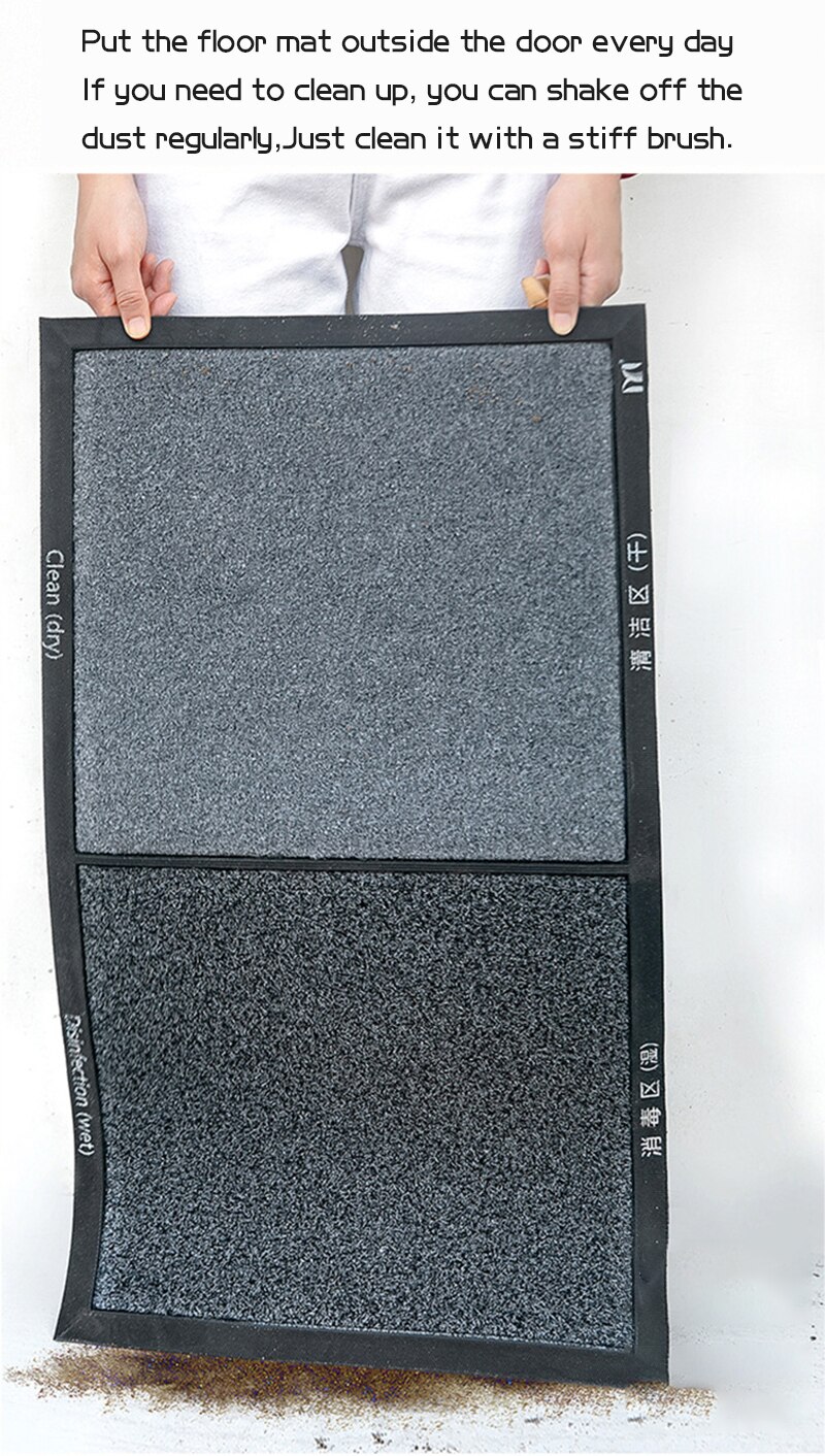 1pc Tappetino disinfettante Tappetino disinfettante Tappetino da ingresso Zerbino disinfettante Zerbino da ingresso Tappetino disinfettante Tappetino per scarpe casa Hotel