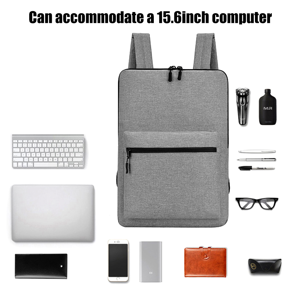 Slim Anti-Theft Laptop Backpack Water-Resistant Lightweight Expandable for 15.6 Notebook, Business Travel Office College Work