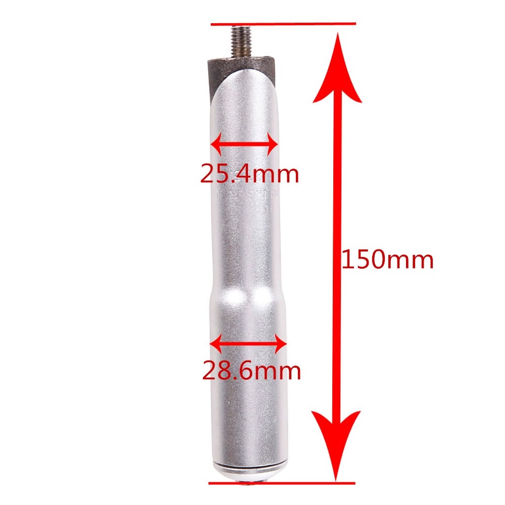 Aluminiumlegering fietsstuurpen mountainbike stuur vorkpen verhoogde extender ahead adapter 25.4mm*28.6mm*150mm stuurpen bsb 003
