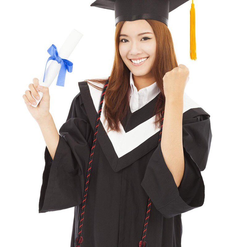 Cordones de Honor para graduación borlas de hilo de poliéster de Honor de cable para vestido de licenciado para la graduación de los estudiantes