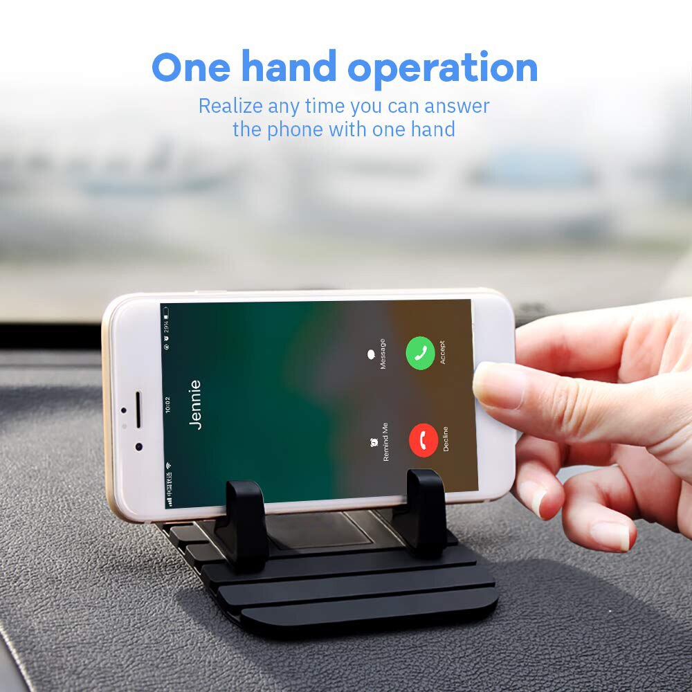 Junhom Dashboard Antislip Mat Rubber Mount Telefoon Houder Pad Mobiele Telefoon Stand Beugel Voor Samsung Xiaomi Mobiele houder