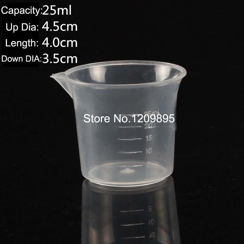25ml-5000ml Plastic Calibration Measuring Cup Laboratory/Cook supplies Beaker