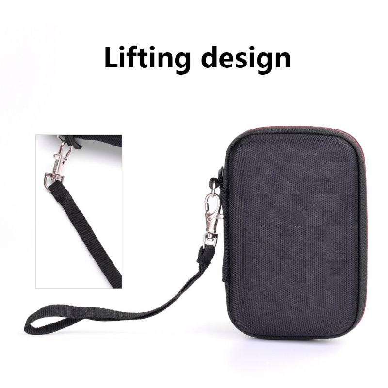 Opbergtas Carrying Box Case Organizer Cover Pouch Hard Shell Shockproof Reizen Voor Samsung T1 T3 T5 Draagbare 250Gb 500Gb