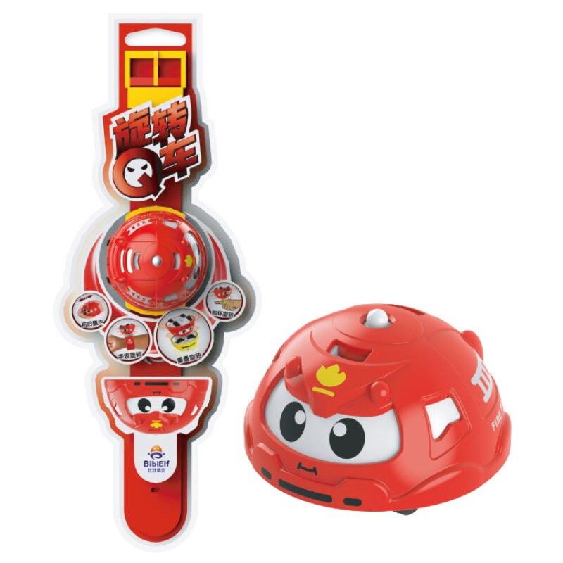 Children's Magic Stunt Watch Inertial Q Car Rotating Fingertip Gyro Battle Toy: 11