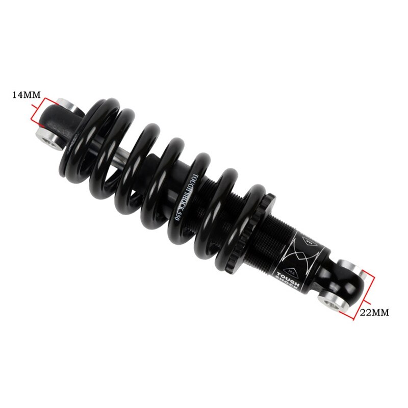 Amortiguador de bicicleta de montaña herramienta de absorción de choque de rebote resorte amortiguador Universal de 165mm Suspensión trasera de bicicleta Sh