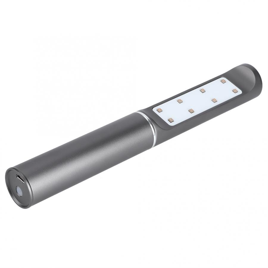 Aluminum Alloy LED Portable Handheld Ultraviolet Light Lamp USB Charging for Home Travel Use Tool