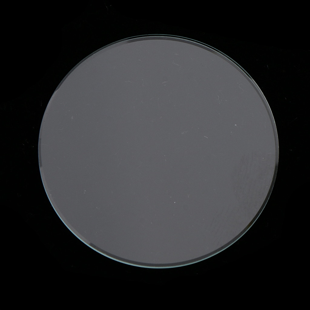 10 pièces plat rond verre minéral montre cristaux diamètre 28-38mm montre de poche