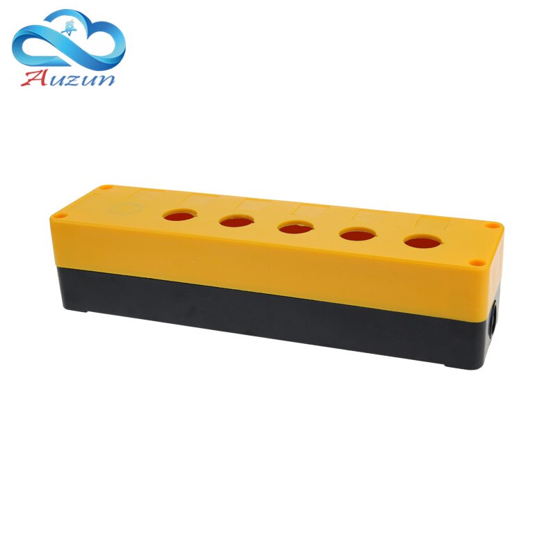 BX5 button box five-hole button switch control box 22mm light box emergency switch button box.