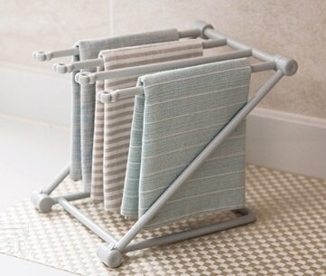 Opvouwbare Keuken Droogrek Plank Handdoek Doek Houder Rack Organizer Badkamer Opbergrek 20*16*25.5Cm
