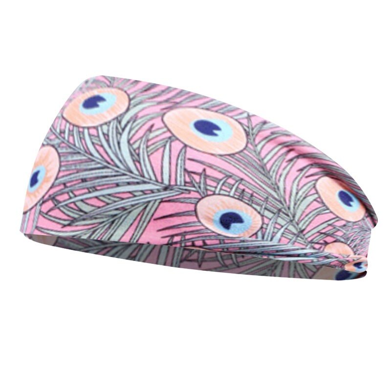 Sportliche lauf-stirnbänder, unisex, bedruckt, für damen, dehnbar, batik-haarband, elastisches, rutschfestes turban-kopftuch: 06