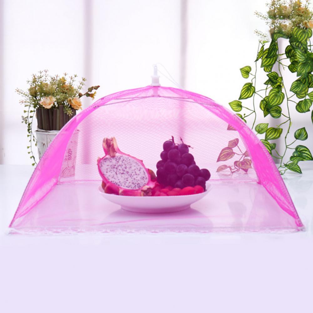 Couvercle pour aliments, robuste, Durable, léger, carré, pliable, Style parapluie, outil de cuisine, couvercle de repas, couvercle de bol