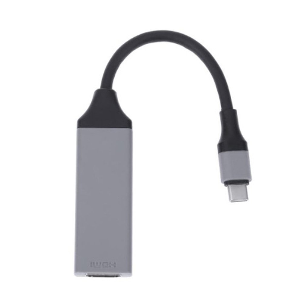 4K Mhl Type C Naar Hdmi Av Tv Kabel Adapter Draagbare Type C Naar Hdmi Kabel Adapter Huishoudelijke Type C Naar Hdmi Kabel Adapter: Gray