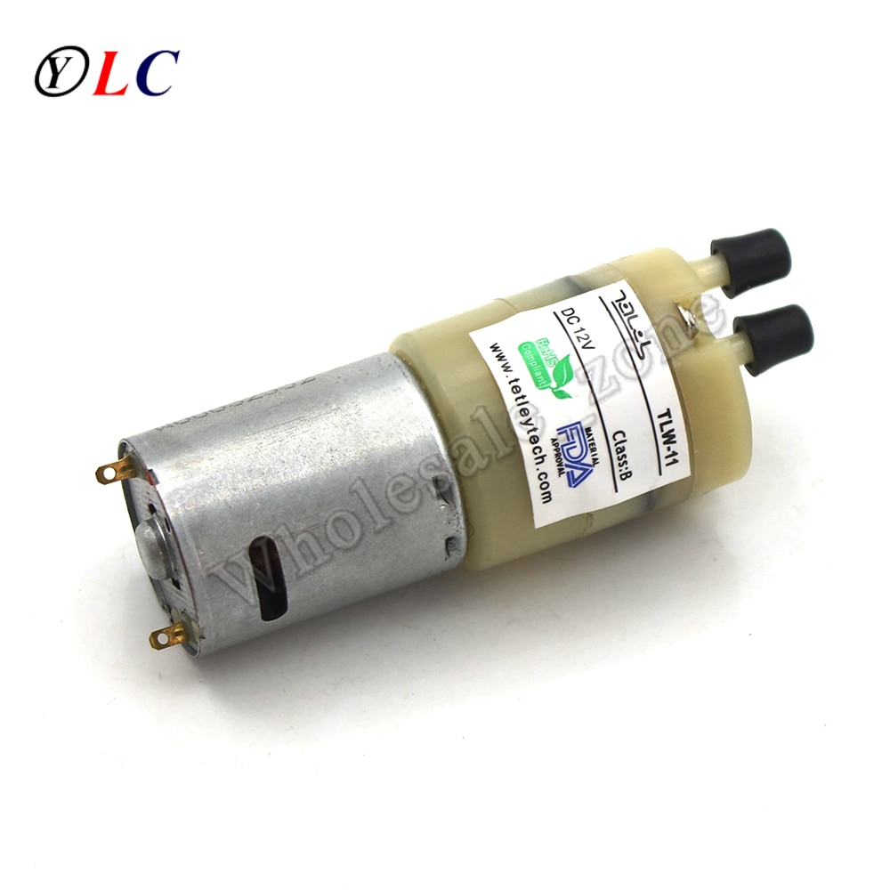 DC Carbon Brush 370 Diaphragm Micro Pump Air Pump / Nylon Pump Body / 12V Aeration Pump  Miniature Diaphragm Self-priming Pump