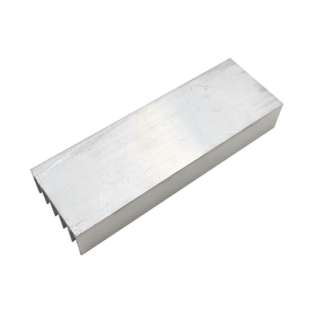 2 st 120 x 40mm kylfläns för led-lampor aluminium kylkort radiator 12cm cool panel ob led belysning diy