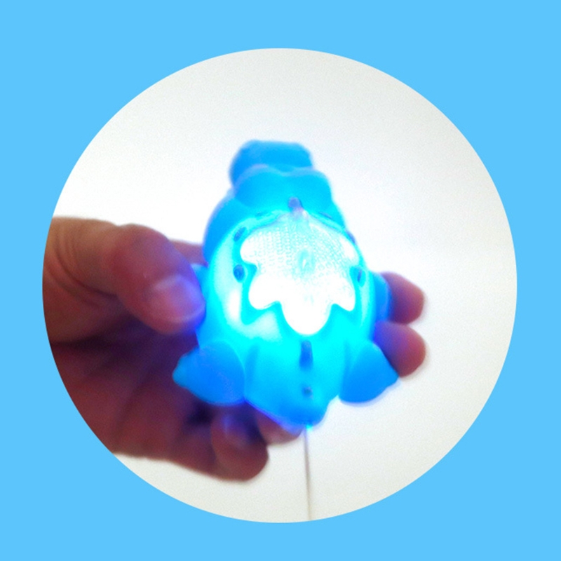 87HD Pool Float Bad Speelgoed Wind-Up Clockwork Pull String Zwemmen Krokodil Led Light Up Bad Dier Speelgoed Voor jongens Meisjes Willekeurige