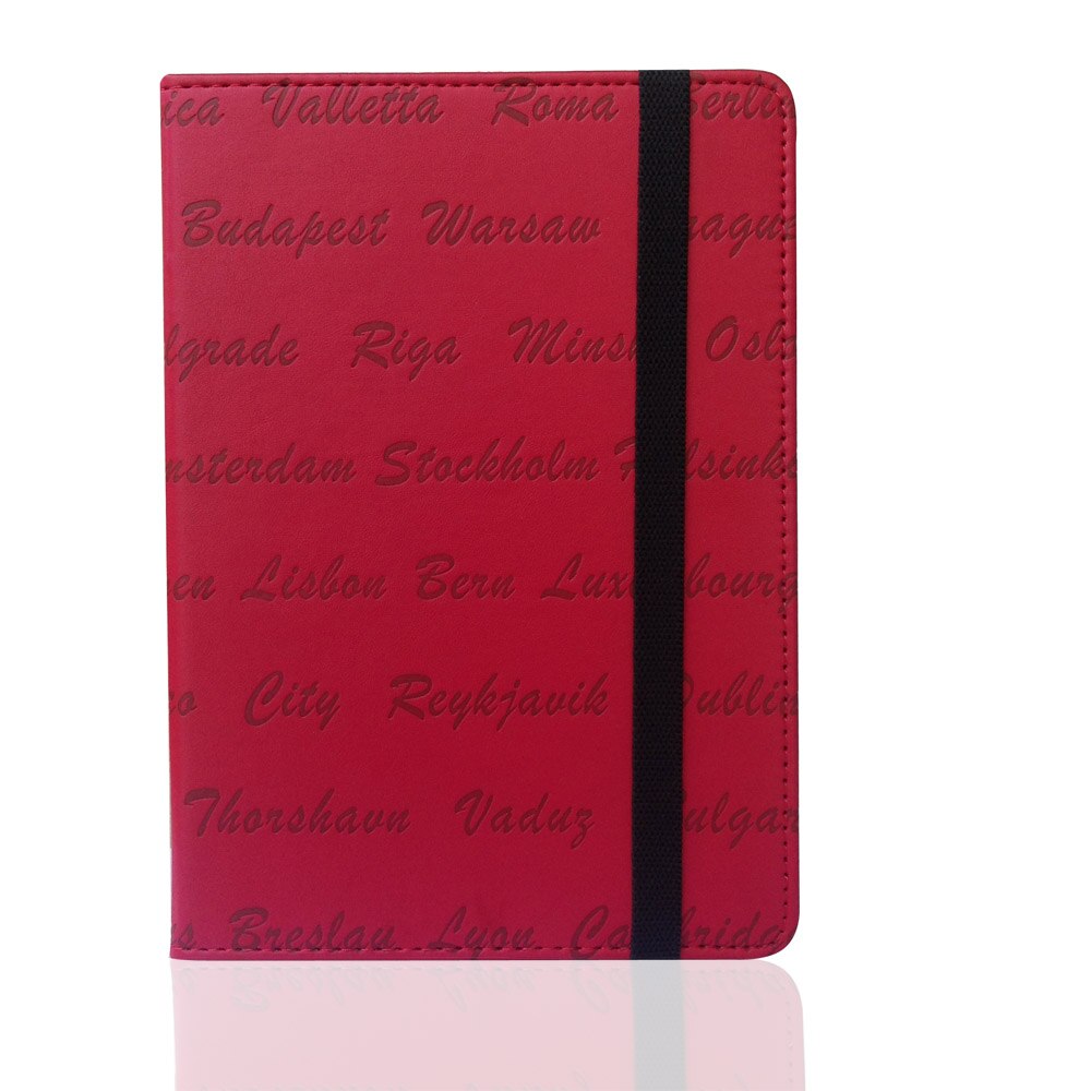 Para Pocketbook 611 613 Basic 3 Ebook PU Funda de cuero funda protectora Bolsa 6 pulgadas Lector Universal cubierta: with City Name