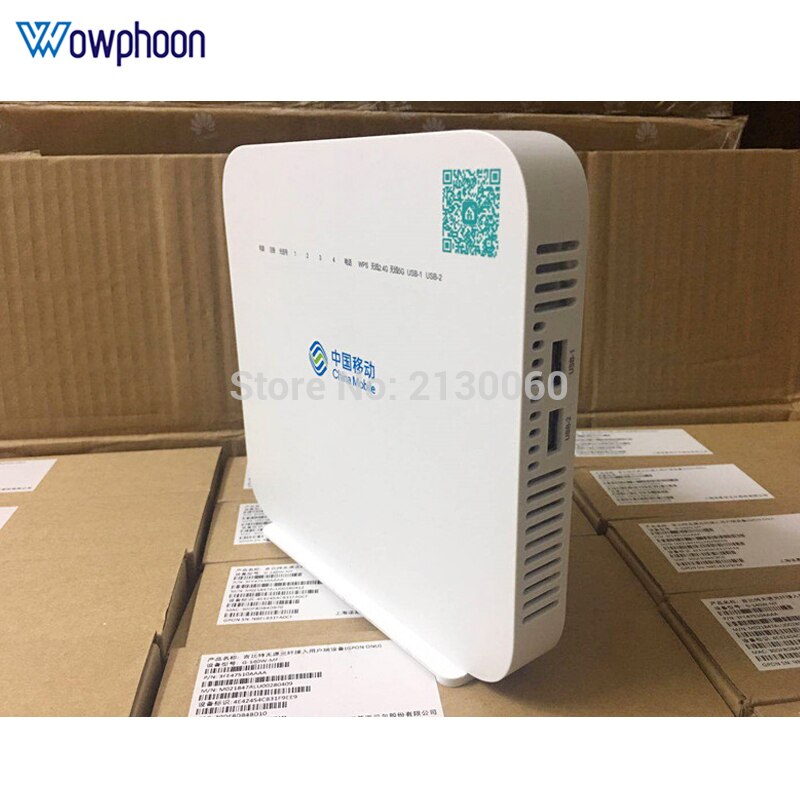 Alcatel-lucent G-140W-MF GPON ONU ONT 4GE+1Tel+Wifi 2.4G 5G, English firmware, same function as HS8145V optical network unit