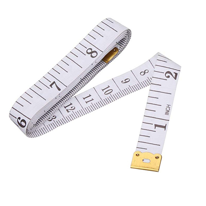 150 Cm/60 "Lichaam Meten Heerser Naaien Maat Meetlint Centimeter Meter Naaien Meetlint Zachte Willekeurige kleur