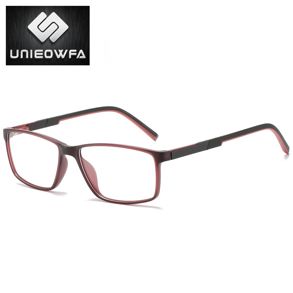 Optische Computer Brille Rahmen Männer Myopie Anti Blau Licht Blockieren Brillen Rahmen Rezept Klar Korea Spielen Brillen TR90: 89016-C4