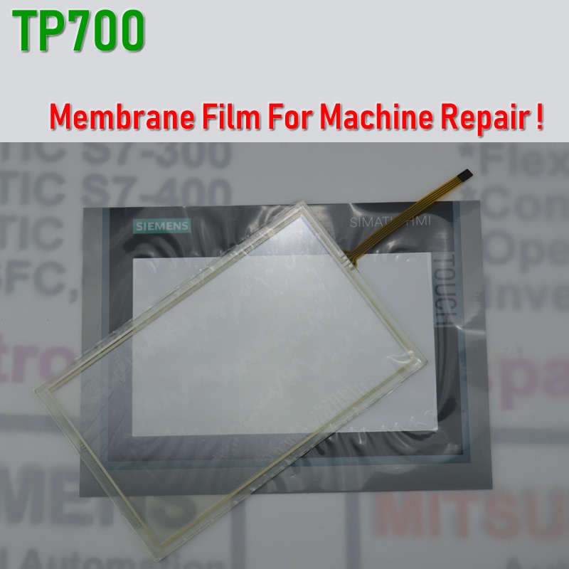 6 av 2124-0 gc 01-0 axe 0 tp700 membranfilm + berøringsglas til simatic hmi panel reparation ~ gør det selv, har på lager
