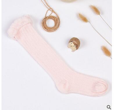 Baby meisjes kniehoge sokken voor kinderen prinsessensokken schattige effen meisjes lange buissokken kindersokken dun mesh volledig zonder ribbels: Roze mesh knie / 12 to 24 maanden